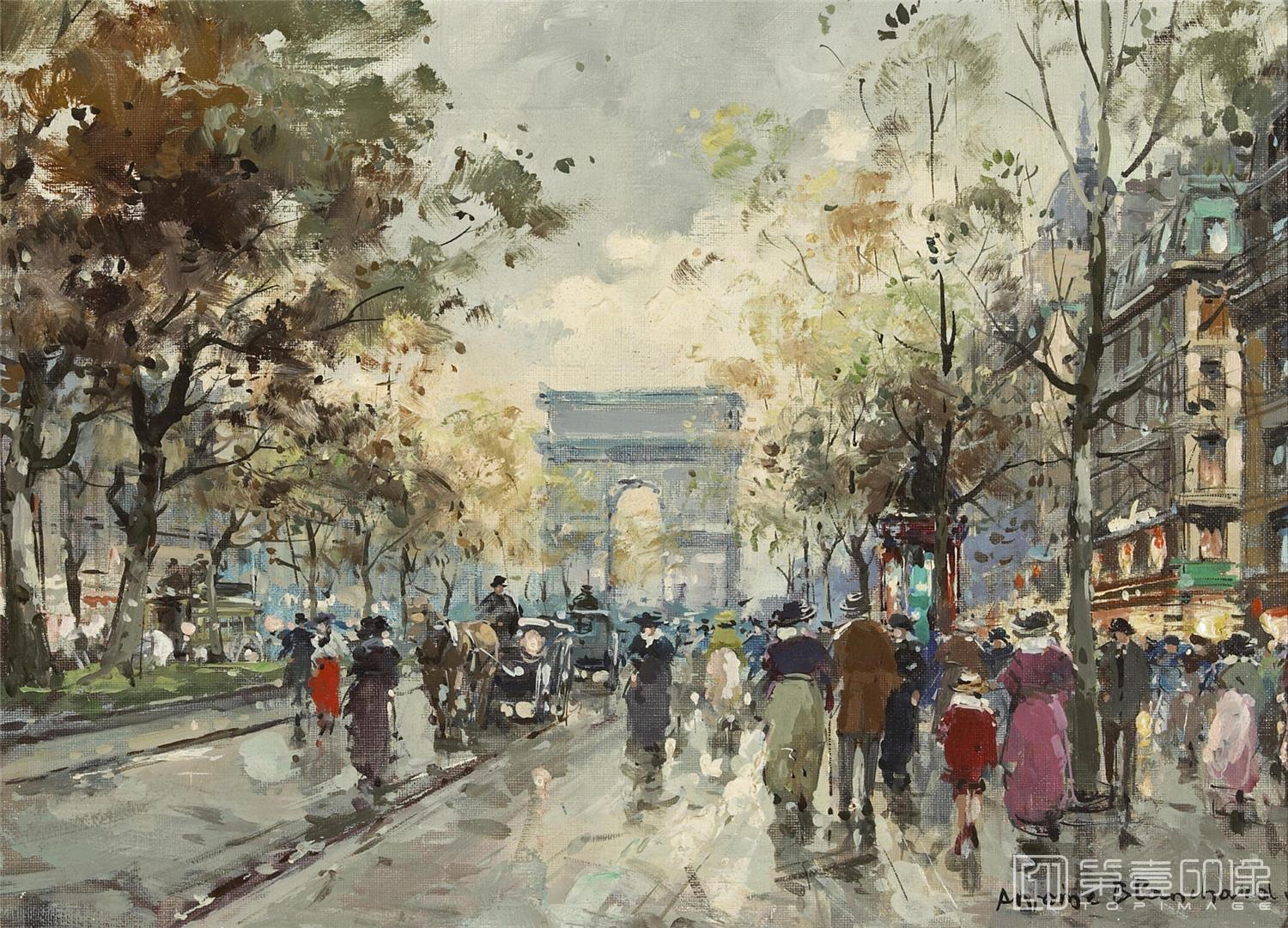 油画-安托万·布兰乍得 Antoine Blanchard作品-109